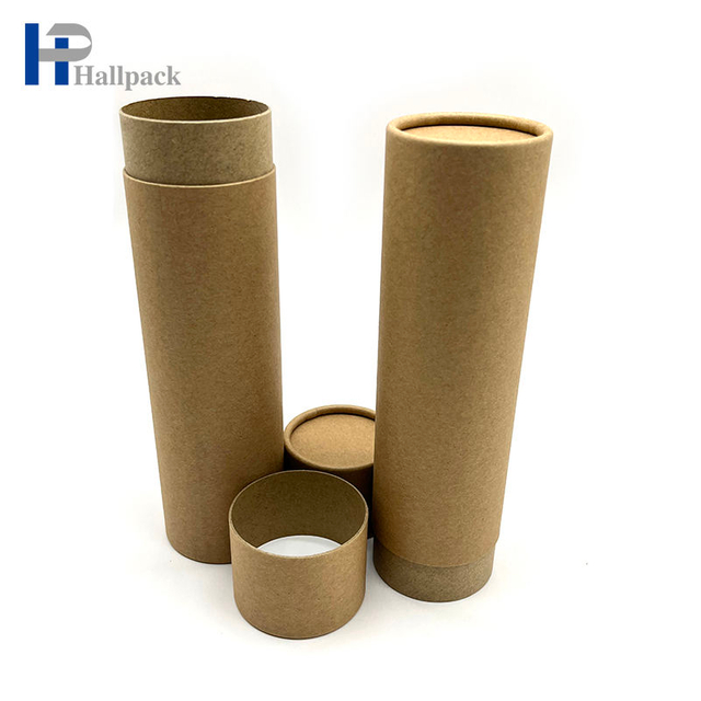 أنبوب ورقي مستدير من كرافت بني، بلسم ورقي لملء أنبوب الورق