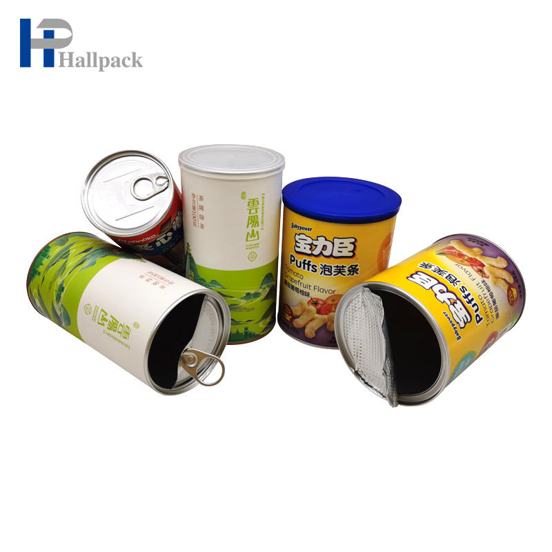 غطاء من ورق الكرافت سهل التقشير، يمكن أن يكون أنبوبًا شفافًا من الأعلى مع غطاء معدني