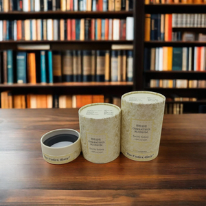 الغذاء الصف المطبوعة اسطوانة التعبئة والتغليف مربع مخصص شعار جامدة القهوة الشاي كرتون جولة أنابيب الورق الحرفية