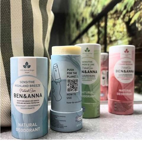 أنبوب تعبئة أسطواني دائري مُعاد تدويره لرفع مزيل العرق لأحمر الشفاه مصنوع من الورق