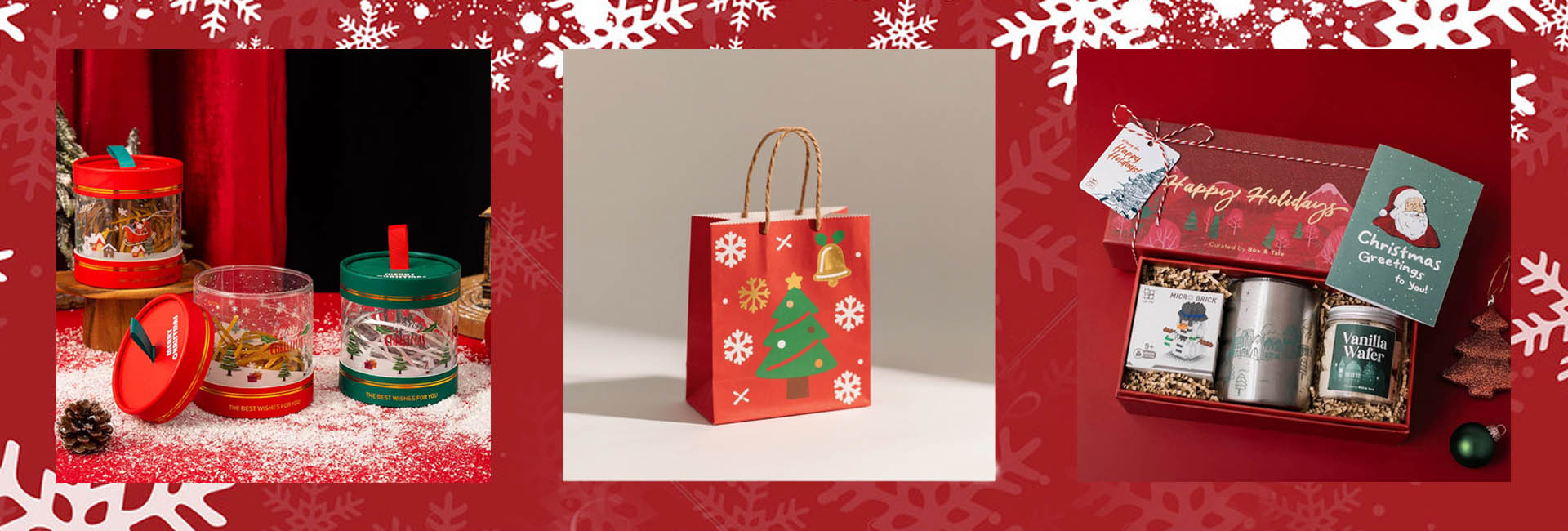 تعبئة هدايا عيد الميلاد