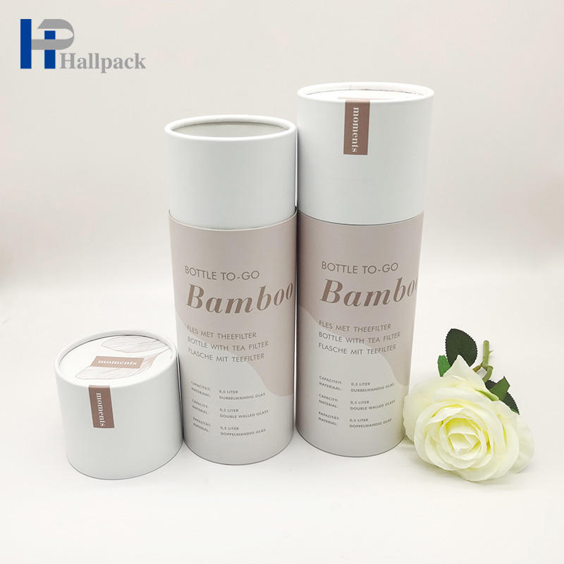 جوارب تغليف تي شيرت مخصصة مُعاد تدويرها بنسبة 100٪ تغليف أنابيب ورق كرافت من الورق المقوى