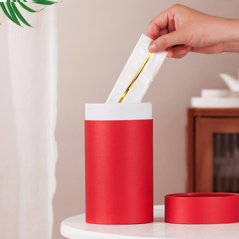 طباعة مخصصة لتغليف المواد الغذائية من الورق المقوى علبة اسطوانة حزمة المكسرات ورق تغليف أنبوب القهوة