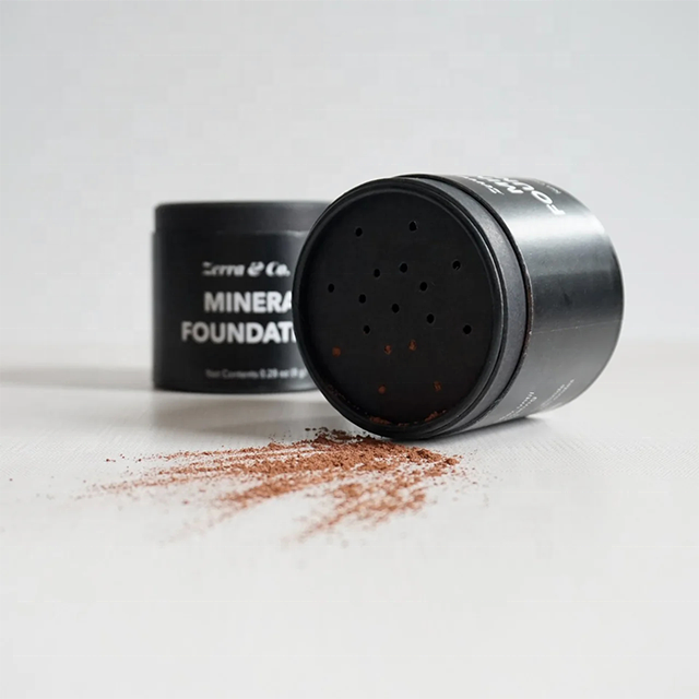 حاوية ورق مستحضرات التجميل المعاد تدويرها بنسبة 100%، حاوية مسحوق الحواجب، أحمر الخدود، أنبوب الطاقة، أنبوب التغليف الورقي للمسحوق السائب