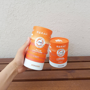 الجملة تصميم مجاني فارغ مخصص اللون القابل للتحلل من الورق المقوى الغذاء الصف أنابيب ورق الكرافت لتغليف الشاي