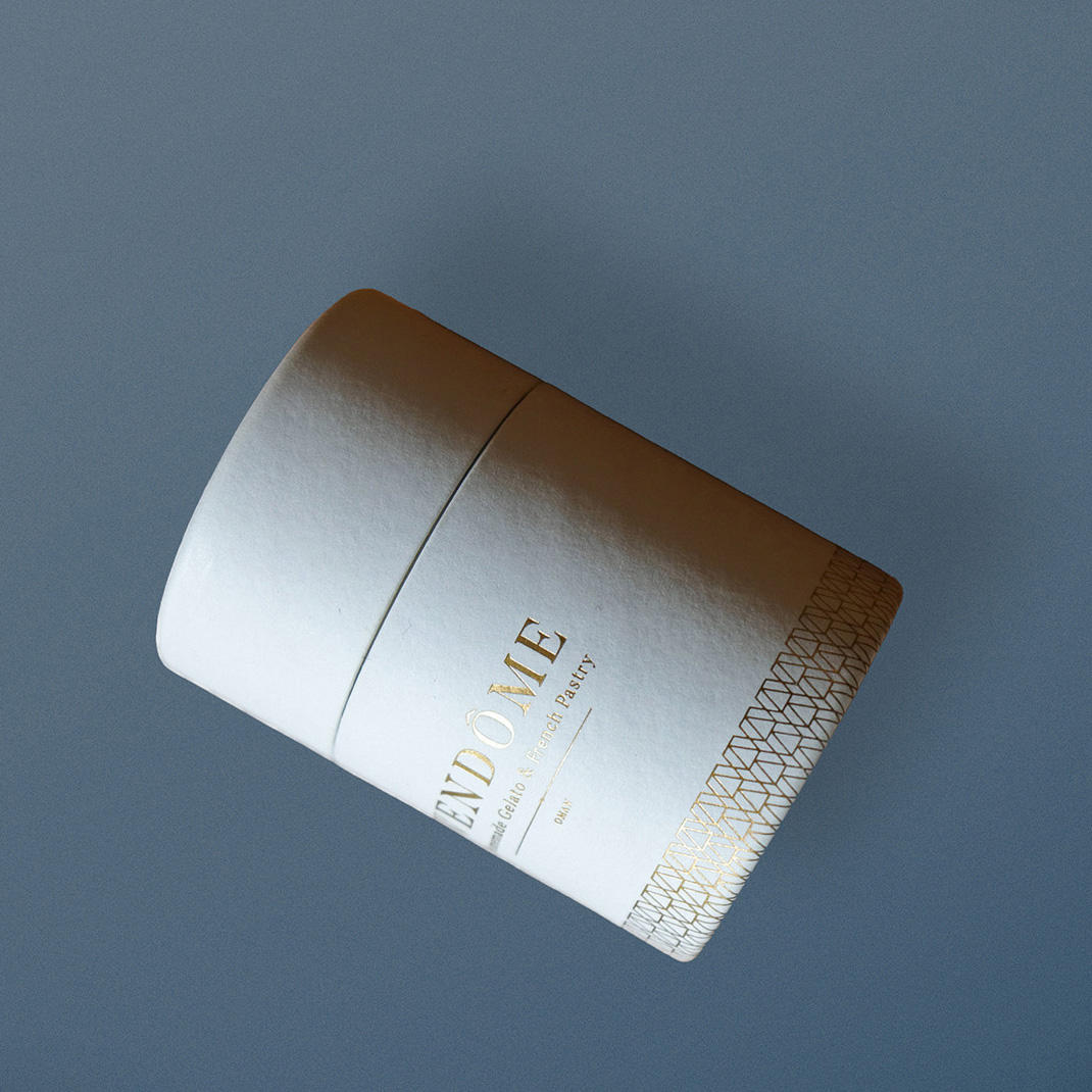 OEM مخصص القابلة للتحلل كرافت كرتون اسطوانة احباط أنبوب الورق لتغليف المواد الغذائية التلاشي ختم الطباعة