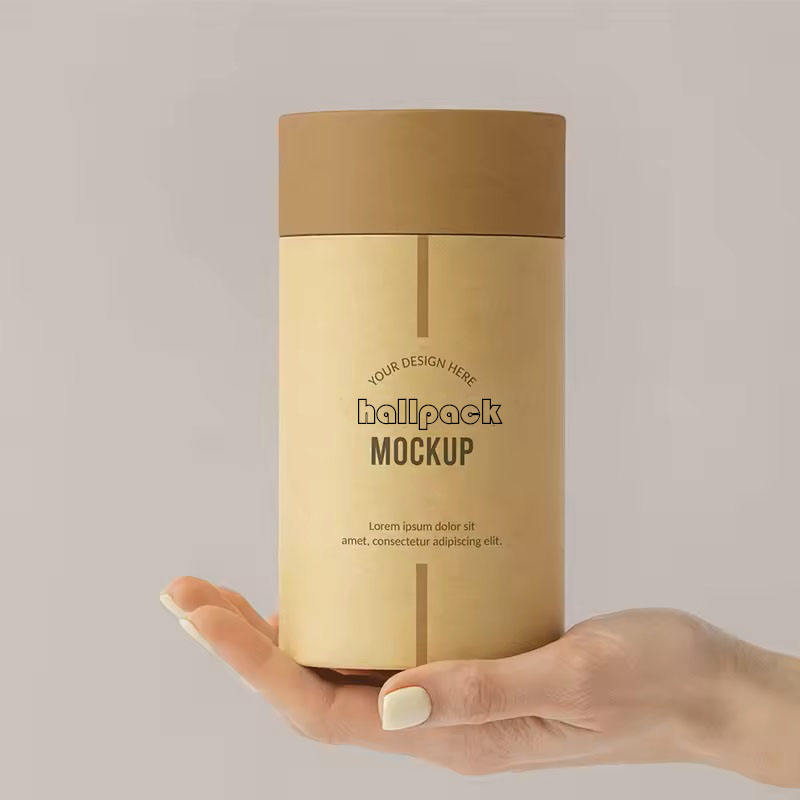 قابلة لإعادة التدوير صديقة للبيئة حبوب منع الحمل الغذائية الملحق كبسولات الكولاجين التعبئة والتغليف مسحوق فارغ كرافت التعبئة والتغليف أنبوب ورقي للكبسولات