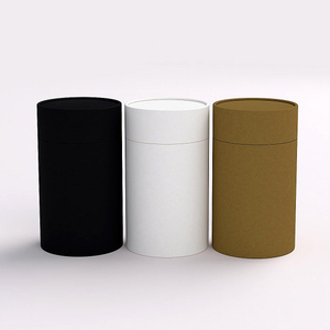 طباعة مخصصة لأسطوانة الطعام القابلة للتحلل الحيوي من الورق المقوى لتغليف علبة علبة الشموع المميزة لحزمة الشاي السائبة