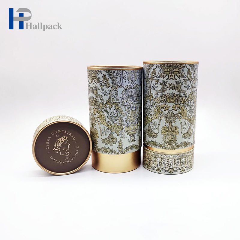 صديقة للبيئة ورقة كرافت أنابيب الشاي 30 مللي صندوق أنبوب ورقي لمستحضرات التجميل المنتجات المنزلية المستديرة/مستحضرات التجميل/الغذاء/الهدايا والحرف قبول 500 قطعة