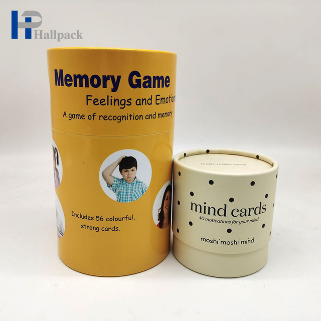 هدية خاصة مخصصة كرافت مستديرة من الورق المقوى أنبوب منقوش سطح التلاشي الطباعة للتغليف