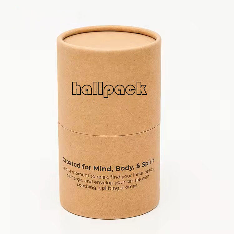 القابلة للتحلل كرافت ورقة أنبوب التعبئة والتغليف ورقة الشاي أنبوب علبة الشاي