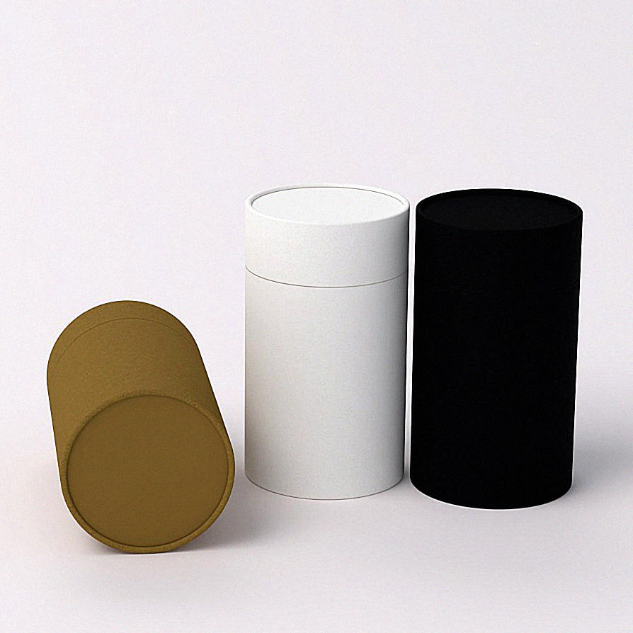 مخصص القابلة للتحلل اسطوانة الغذاء ورقة كرتون أنبوب التعبئة والتغليف قسط علبة أنبوب التعبئة والتغليف لحزمة الشاي فضفاضة