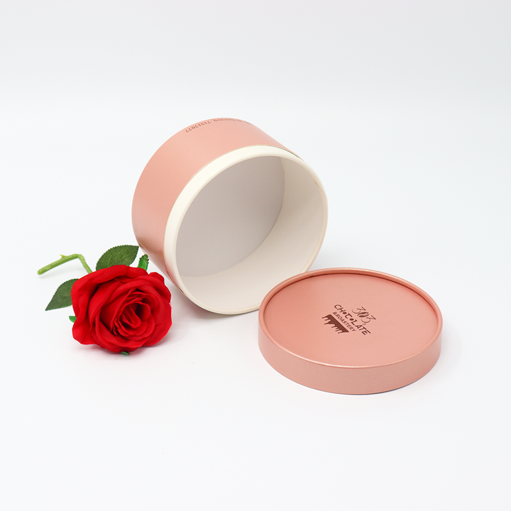 صديقة للبيئة مخصصة للأغذية التعبئة والتغليف من الورق المقوى اسطوانة مربع أنبوب التعبئة والتغليف للخبز كعكة كوكي الشوكولاته