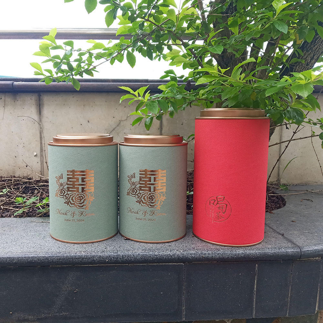 مخصص مطبوعة جولة اسطوانة من الورق المقوى تخزين الحاويات غطاء معدني للقهوة الشاي تغليف المواد الغذائية ورقة جولة اسطوانة