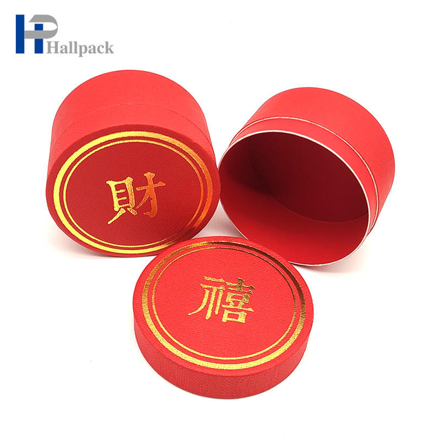 صندوق دائري للتغليف الأسطواني الملون تخصيص تغليف أنابيب ورق الشموع
