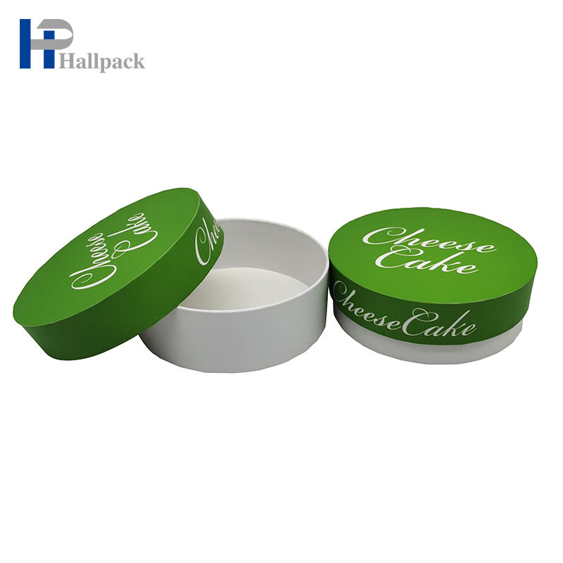 مخصص الغذاء الصف القابلة للتحلل الحيوي شقة من جانب كعكة اسطوانة ورقة أنبوب التعبئة والتغليف