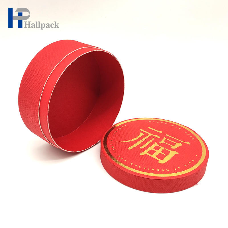 صندوق دائري للتغليف الأسطواني الملون تخصيص تغليف أنابيب ورق الشموع
