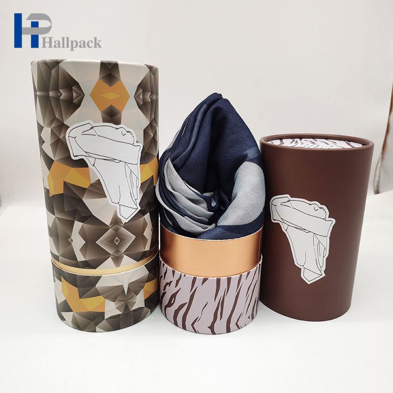 صناديق أنبوبية من الورق المقوى المعاد تدويره، حلول تغليف مخصصة، حاويات أنبوبية لمستحضرات التجميل