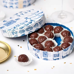 أنبوب ورقي من الورق المقوى المخصص لكعكة الشوكولاتة يستخدم في تغليف أنبوب الورق من الدرجة الغذائية