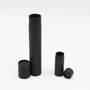 صديقة للبيئة مخصصة القرطاسية اللوازم الفنية من الورق المقوى المعبأة صندوق أنبوب دائري تعبئتها لطلاء الصباغ القلم أقلام ملونة