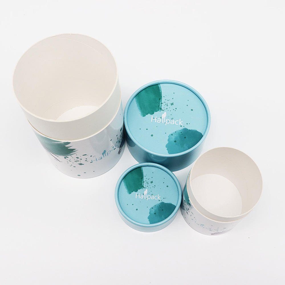 القابلة للتحلل الغذاء الصف القهوة اسطوانة التعبئة والتغليف ايكو مخصص جولة ورق الكرافت أنبوب التعبئة والتغليف للشاي