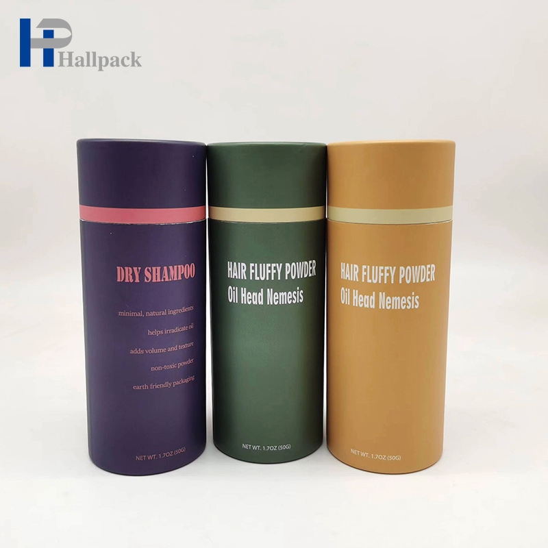 أنبوب غربال ورق الكرافت عالي الجودة قابل للتخصيص تصميم غربال دائري للأغذية بتكلفة أقل وتغليف أسطوانة الطاقة الملونة