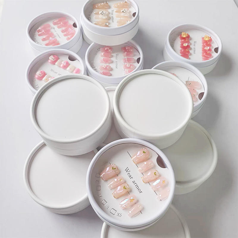 تخصيص صندوق أسطوانة من الورق المقوى القابل للتحلل الحيوي وإكسسوارات الخواتم والقلائد وتغليف أنابيب الورق