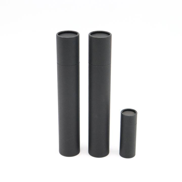 حار بيع براون كرافت كرتون ورقة أنبوب البريدية النقل ملصق التعبئة والتغليف اسطوانة الشكل التلاشي نمط الغذاء