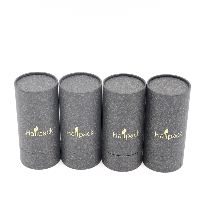 جودة عالية براون كرافت صندوق بريد ورقي أنبوب تخصيص صندوق أبيض مستدير أسود قابل للتحلل أنبوب التعبئة والتغليف