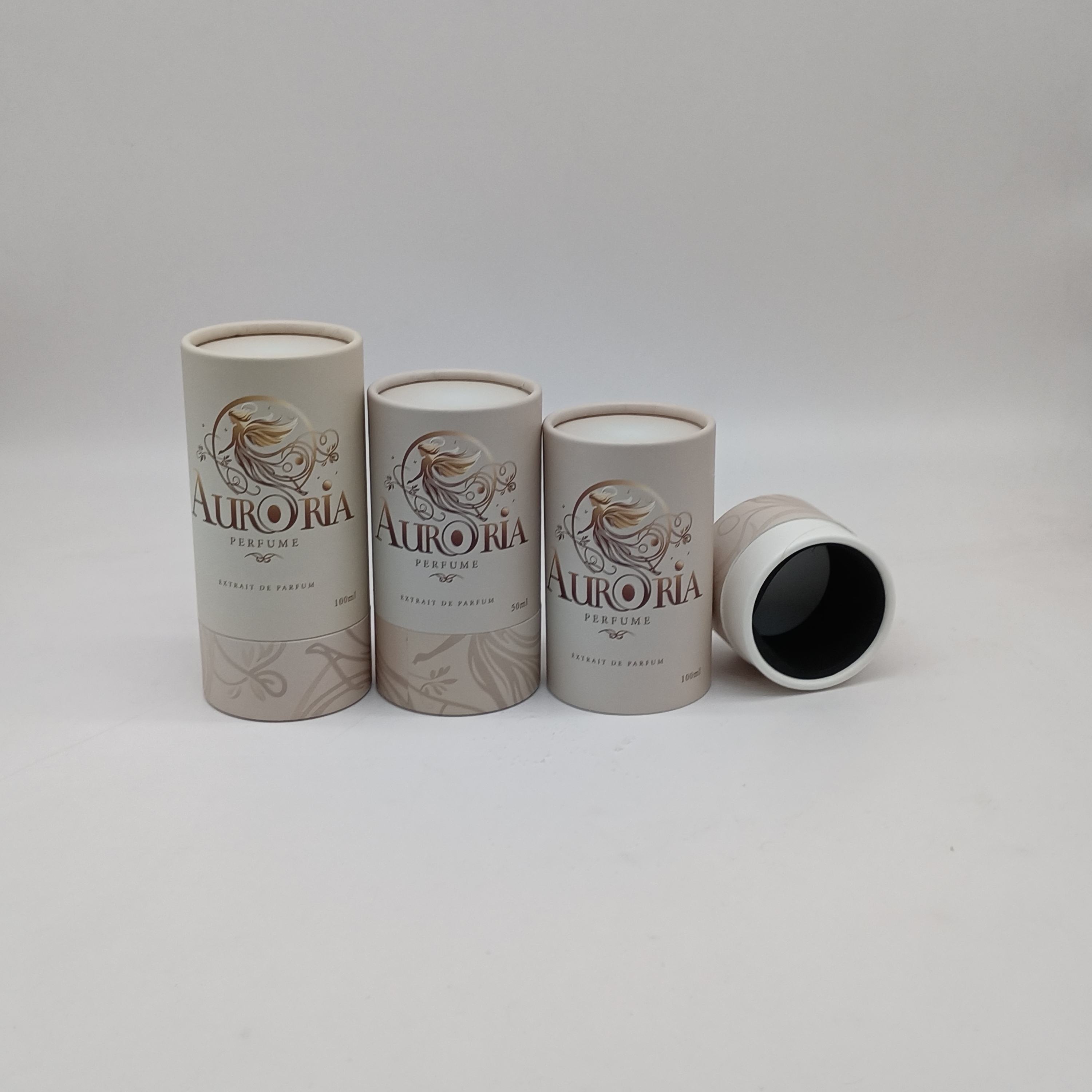 عبوة من ورق كرافت من الورق المقوى القابل للتحلل الحيوي بتصميم عبوة عطر للهدايا