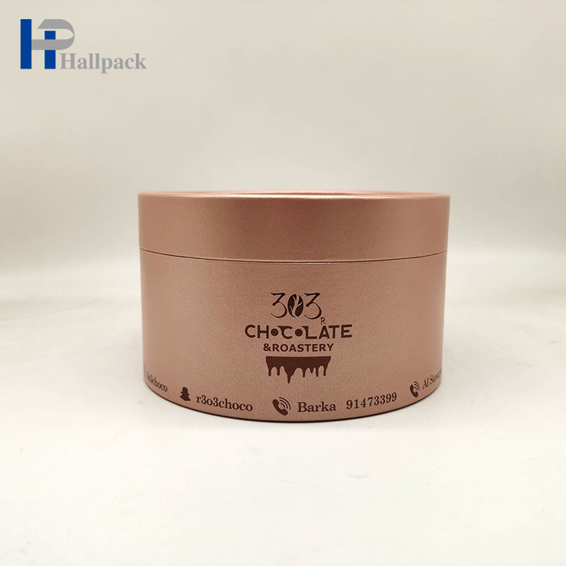 صديقة للبيئة الوردي الساخن الذهب جولة أنبوب ورق الكرافت للأزياء والإكسسوارات