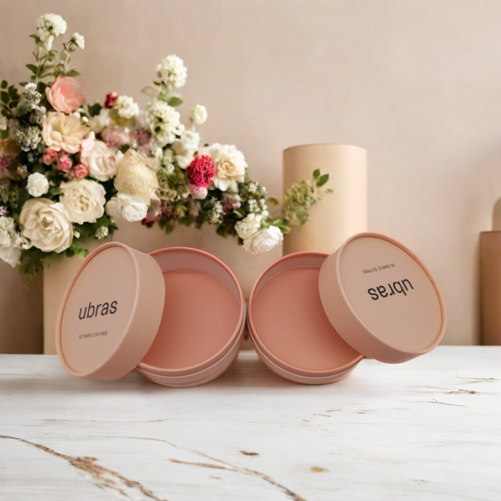 المعاد تدويرها كرافت الورق المقوى تي شيرت التعبئة والتغليف صناديق أنبوب ورقة كرافت مستديرة قابلة للتحلل الحيوي مع النقش للتخزين