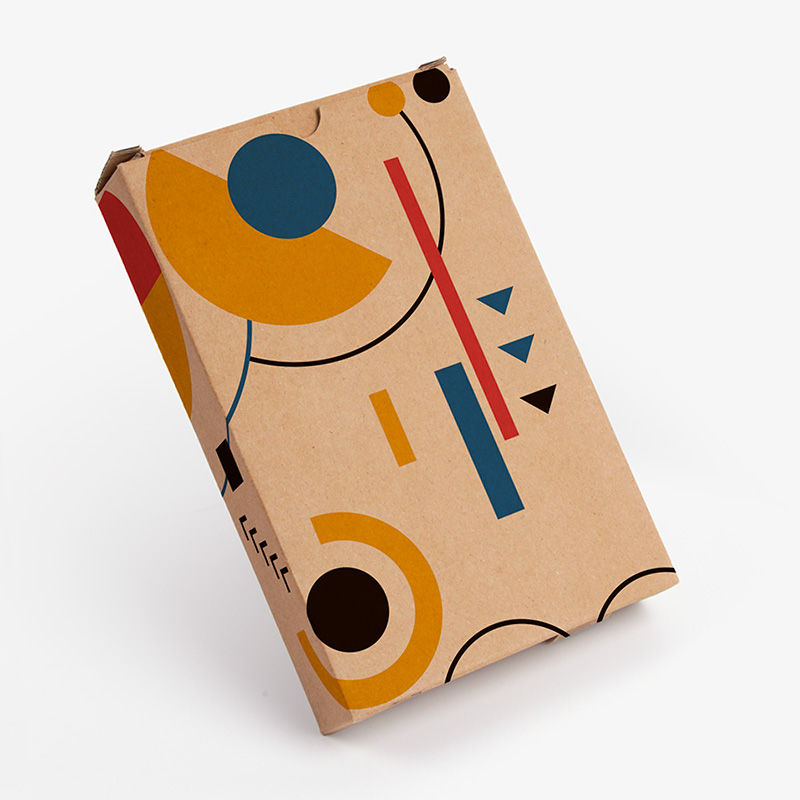 صديقة للبيئة مخصصة هدية صندوق من الورق المقوى ورقة مربع التعبئة والتغليف لعطلة هدية عيد ميلاد