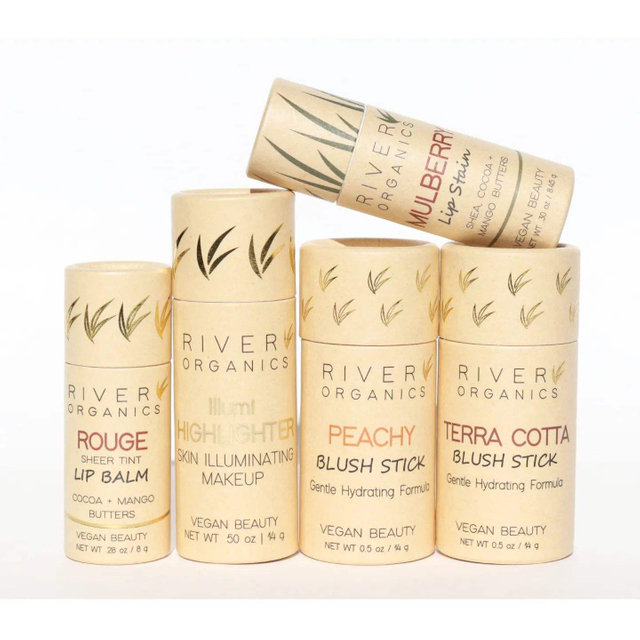 أنبوب ورقي قابل للتحلل عالي الجودة لتغليف أسطوانة أحمر الشفاه للتخزين الصديق للبيئة