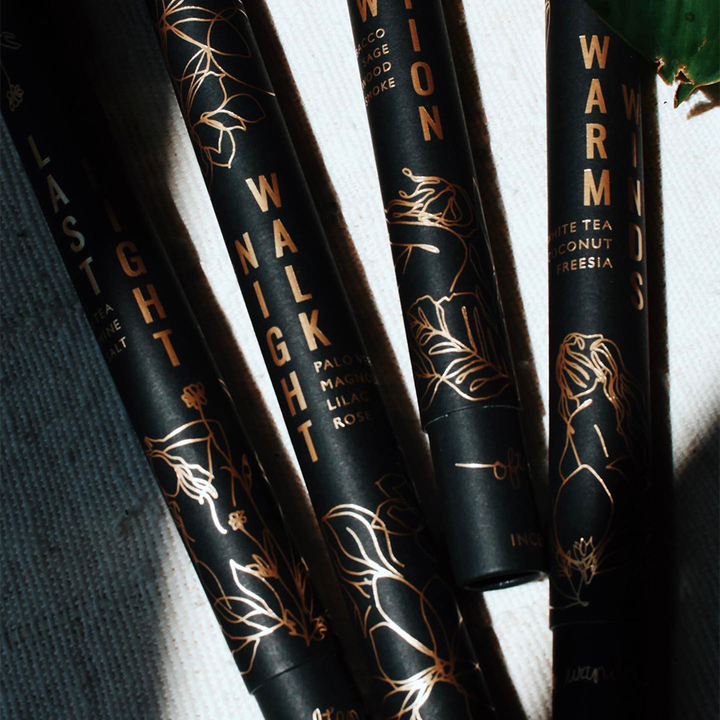 صديقة للبيئة تصميم مخصص جولة ورقة أنبوب التعبئة والتغليف للبخور التعبئة والتغليف المخصصة أنبوب التعبئة والتغليف اسطوانة قابلة للتحلل