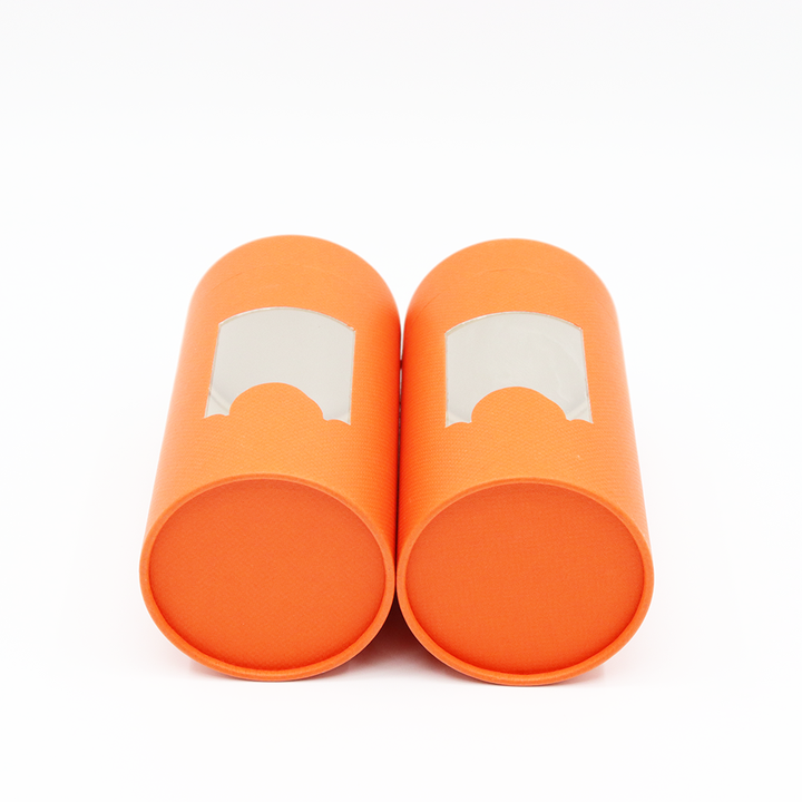 صديقة للبيئة مخصصة الملابس التعبئة والتغليف كرتون اسطوانة مربع ورقة أنبوب مع نافذة للقمصان الملابس الداخلية الجوارب منشفة