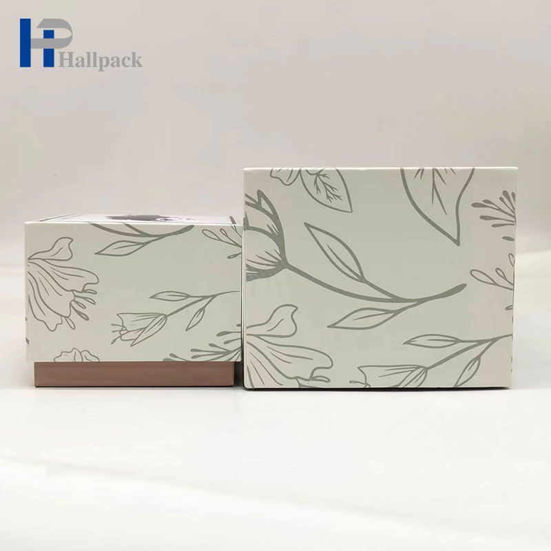 التعبئة والتغليف المخصصة هدية حزمة مربع غطاء مسطح كرافت ورقة شمعة مربع