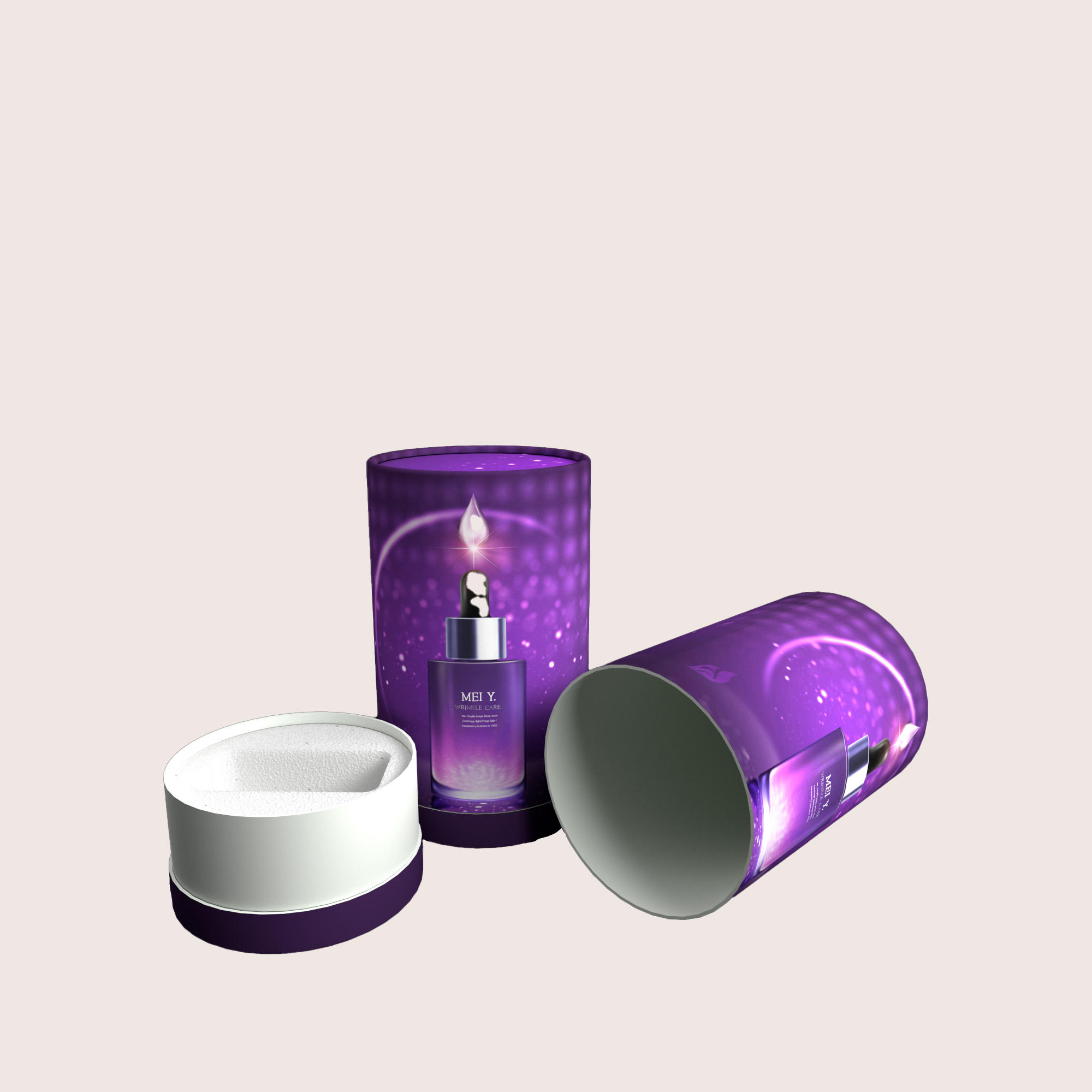 جودة عالية ايكو كرافت ورقة مربع أنبوب التغليف مستحضرات التجميل التعبئة أنبوب البريدية الشحن الغذاء ورقة أنبوب