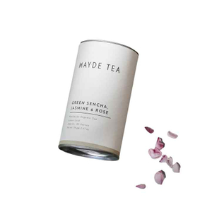 جودة عالية حسب الطلب تصميم علبة أنبوب مستديرة علبة الشاي الورقية