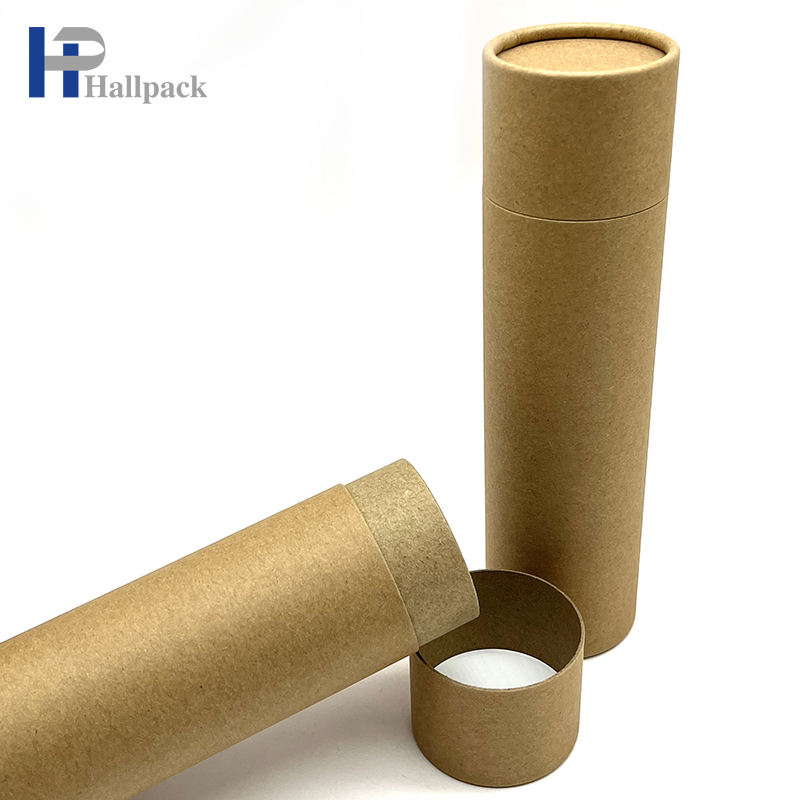 أنبوب ورقي مستدير من كرافت بني، بلسم ورقي لملء أنبوب الورق