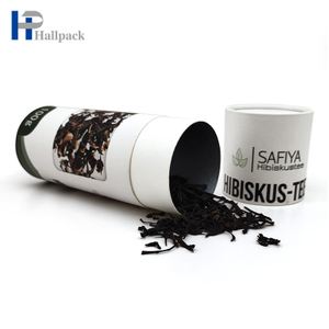 مخصص تسمية ملصق ورقة أنبوب الشاي الغذاء ورقة أنبوب التعبئة والتغليف