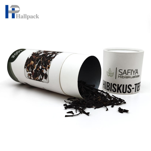 مخصص تسمية ملصق ورقة أنبوب الشاي الغذاء ورقة أنبوب التعبئة والتغليف