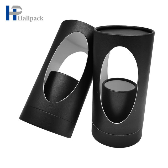 أنبوب ورقي كبير مخصص لنافذة ورق ملصق جيلي أسود