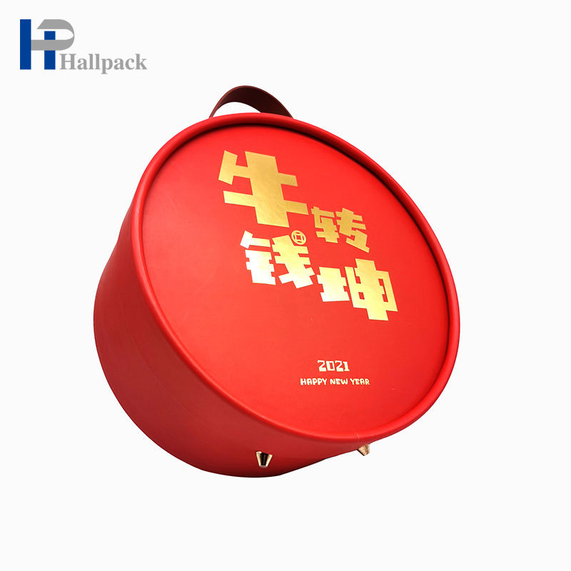 صندوق هدايا من الورق المقوى الفاخر المخصص لتغليف أنابيب الورق