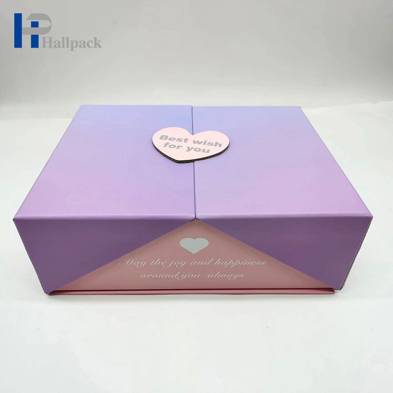 تصميم جديد صندوق ورقي رائع حسب الطلب نمط الطباعة الكرتون