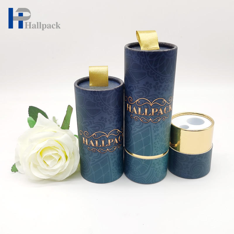 أنبوب ورقي مطبوع بالألوان الكاملة صديق للبيئة لزجاجة زيت أساسي لمستحضرات التجميل