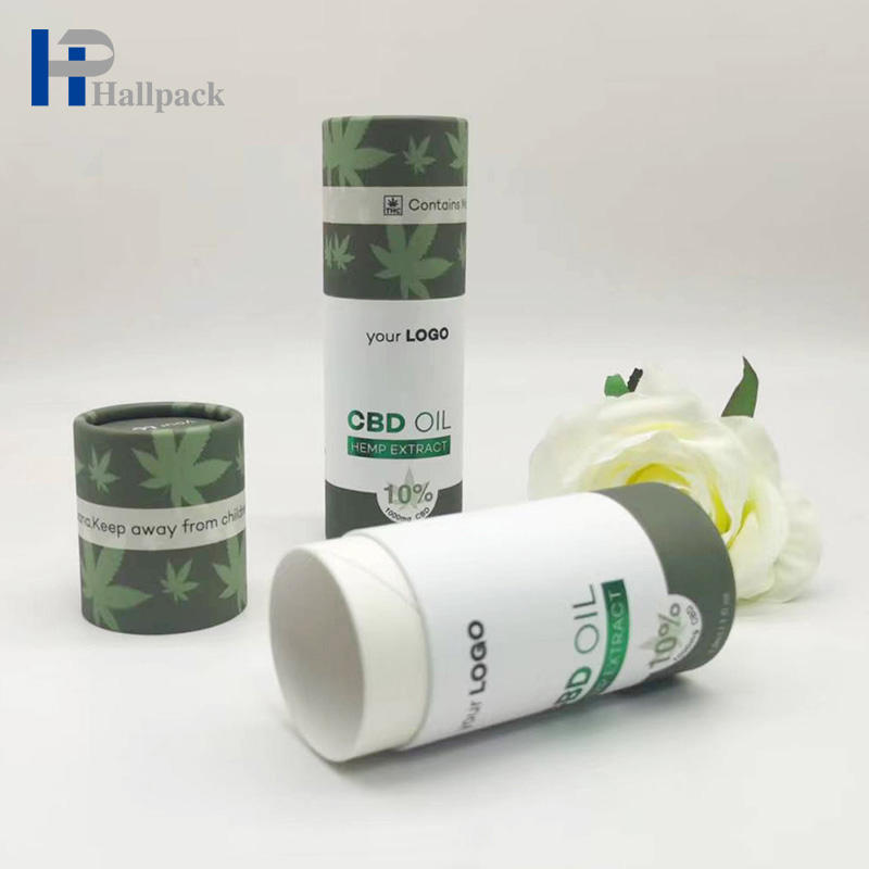 قابلة للتحلل أنبوب الورق جولة مربع التغليف أنبوب ورقة الهدية الزيت العطرية