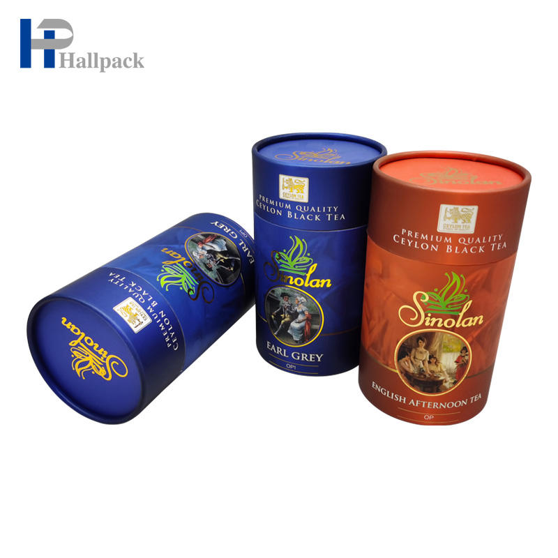 أنبوب الشاي اسطوانة ورقة هدية مربع كيس شاي المناديل الورقية أنبوب