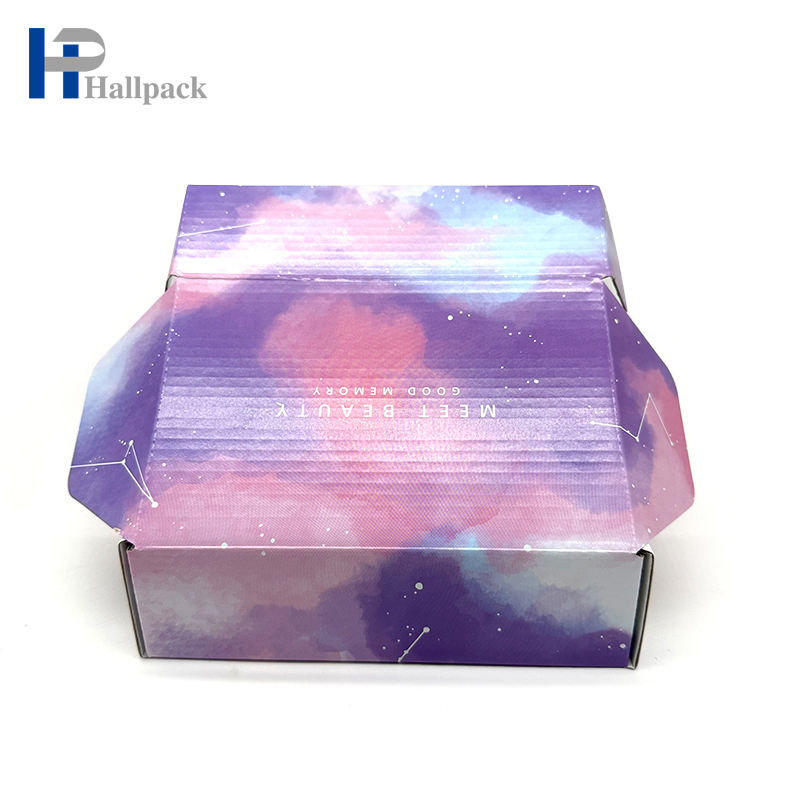 OEM مخصص الفن ورقة صديقة للبيئة قوس قزح لون ورق التغليف مربع