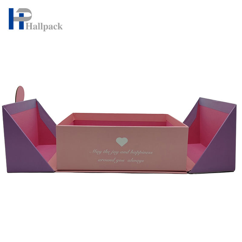 صديقة للبيئة شعار مخصص إعادة التدوير نمط جميل تصميم علبة التعبئة والتغليف من الورق المقوى